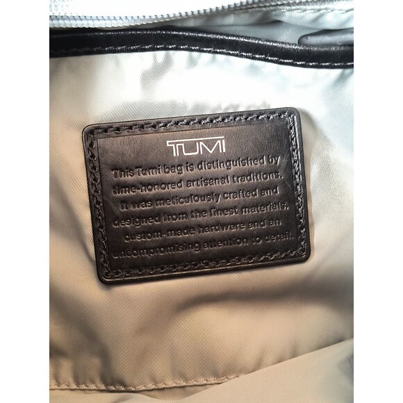 Tumi Nylon Backpack Python Print Travel Bag Black/Gray main image 8